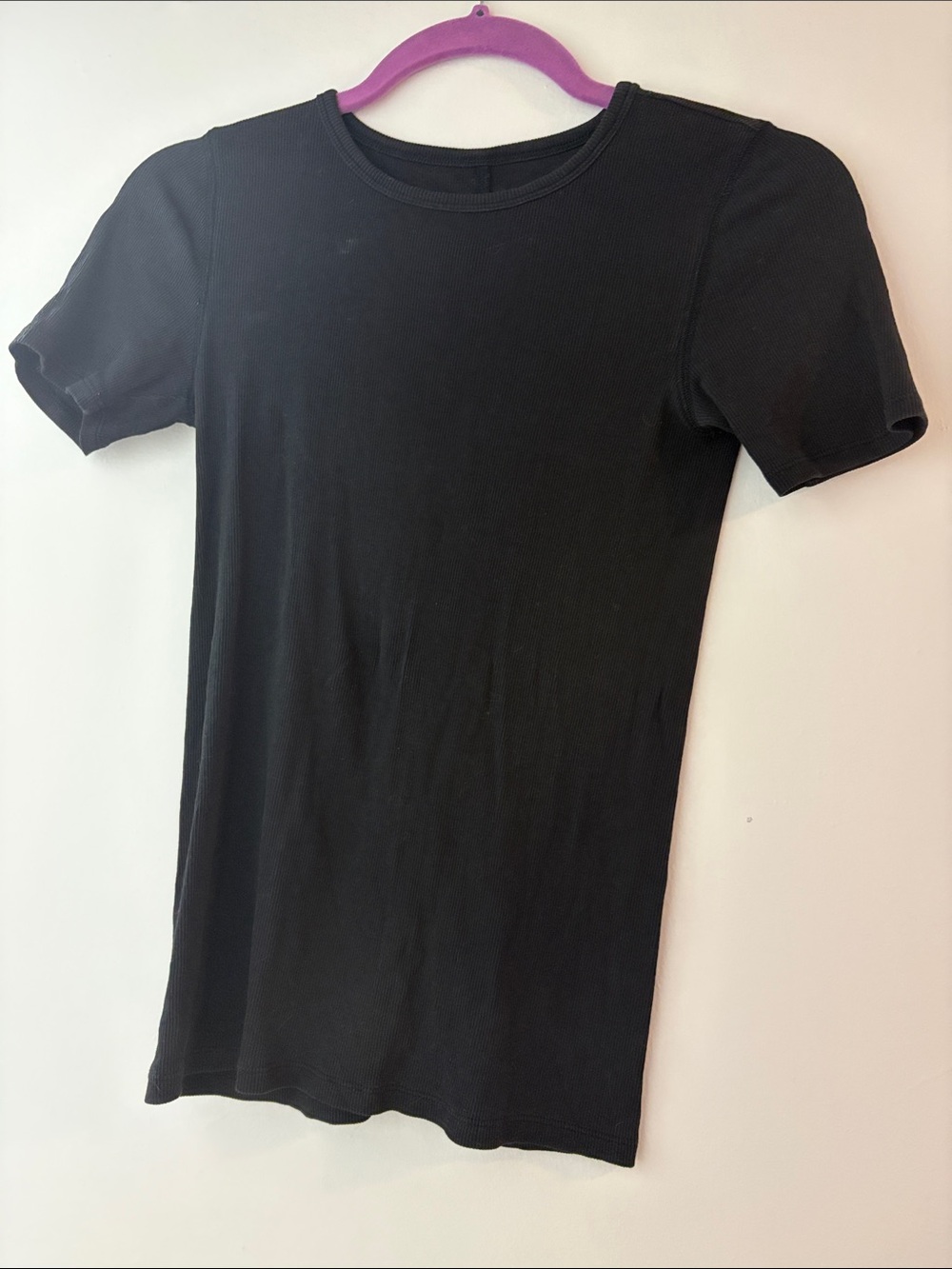Everlane Black Short-Sleeve Crewneck Tee